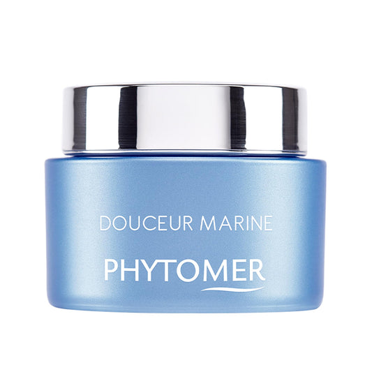 Phytomer Douceur Marine Soothing Moisturizing Face Cream | Reduce Redness, Calm Sensitive Skin | Probiotic Face Moisturizer for Dry Skin | Sustainable, Natural Ingredients | 50ml