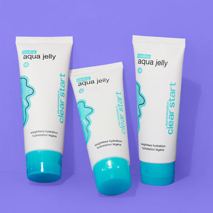 Dermalogica Clear Start Cooling Aqua Jelly (2 Fl Oz) Lightweight Gel Moisturizer For Oily Skin - Deeply Hydrate & Reduce Excess Oil for Dewy Glow With No Shine