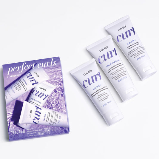 COLOR WOW Curl Wow Flo-etry Vital Natural Serum – Rich-oil blend moisturizes dry, dehydrated strands from root to tip for instantly plump, plush, juicy curls | No weight or greasy feel