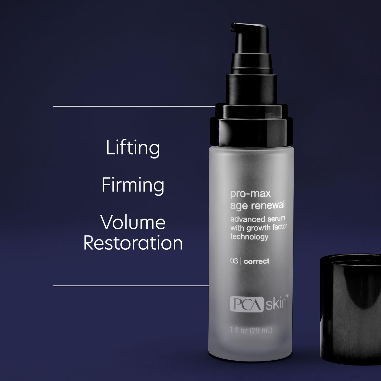PCA SKIN Pro Max Age Renewal Anti Aging Serum, Anti Aging Face Serum for Reducing Wrinkles and Sagging Skin, Helps Lift and Firm Skin on Face and Neck, Safe For All Skin Types