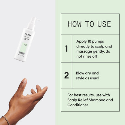 NIOXIN Scalp Relief Scalp Soothing Serum | Leave-in Treatment for Sensitive Scalp| Made with Aloe Vera and Vitamin E | 3.3 Fl Oz