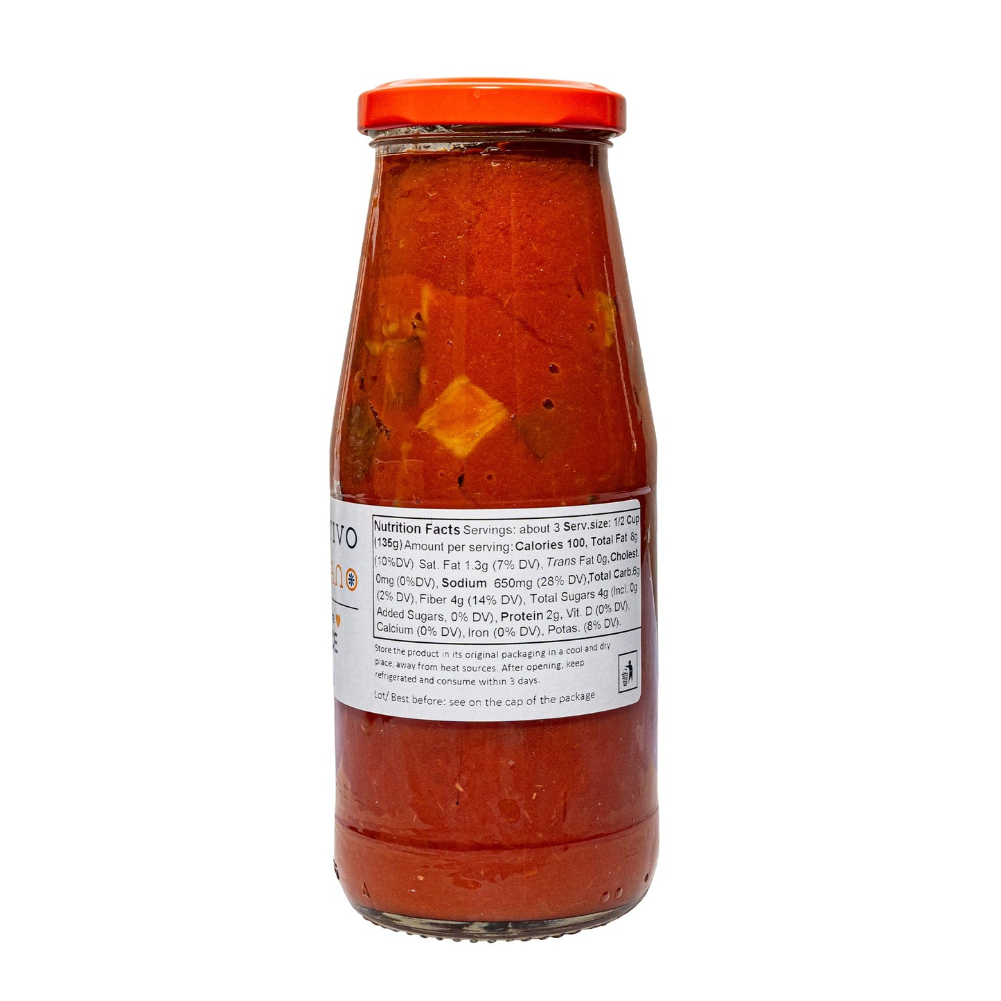 Aperitivo Siciliano - Authentic Sicilian Sugo alla Norma Ready-to-Use Sauce - Tomato, Fried Eggplant, Onion & EVOO - 4-Pack of 14.1 oz Jars - Made in Italy