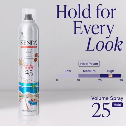 Kenra Professional Volume Spray 25 | Super Hold Finishing & Styling Hairspray | Flake-free & Fast-drying | Wind & Humidity Resistance | All Hair Types