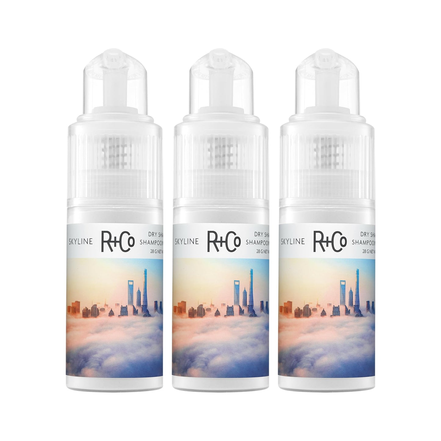 R+Co SKYLINE Dry Shampoo Powder – Oil-Absorbing & Volumizing Hair Powder, Refreshes Hair Between Washes, All Hair Types