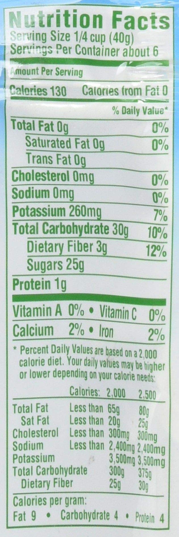 Dole California Chopped Dates, Dried Fruit, Gluten Free Snack, 8 Oz Bag