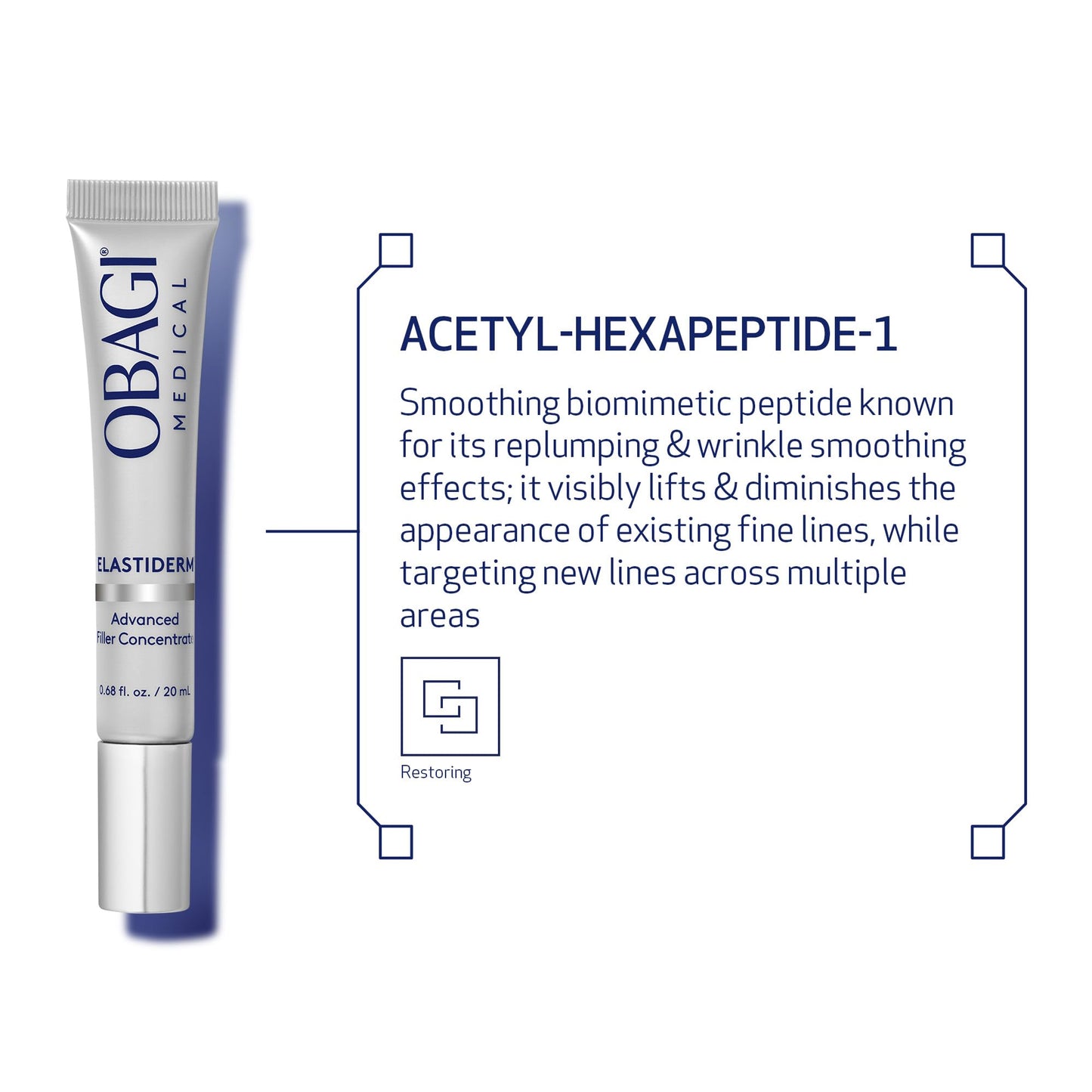 Obagi ELASTIderm Advanced Filler Concentrate – Clinically Proven Non-Injectable Filler with Biomimetic Peptide Technology that Firms Skin & Reduces the Appearance of Fine Lines & Wrinkles
