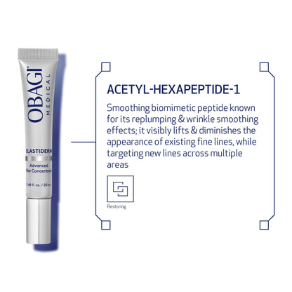 Obagi ELASTIderm Advanced Filler Concentrate – Clinically Proven Non-Injectable Filler with Biomimetic Peptide Technology that Firms Skin & Reduces the Appearance of Fine Lines & Wrinkles