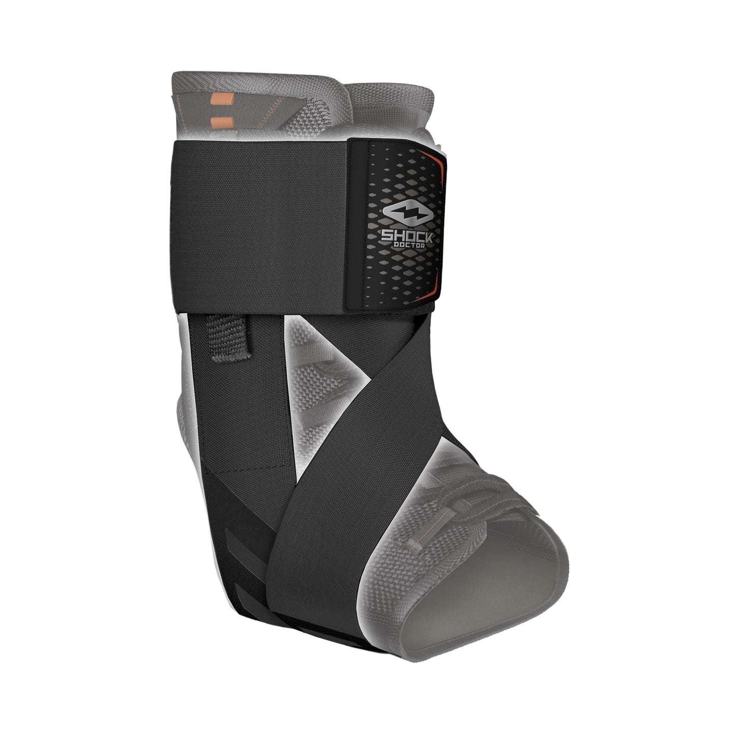 Shock Doctor Adult Ultra Wrap Lace Ankle Brace, Maximum Support, Adjustable Compression
