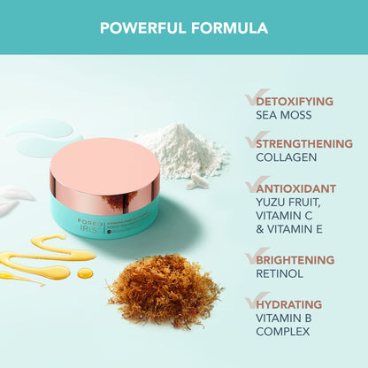 FOREO Eye Revive IRIS 2 Bundle - Lymphatic Drainage Eye Massager IRIS Hydrating Hydrogel Eye Mask, 60 pcs Dark Eye Circle Remover & Eye Bags Remover - Eye Puffiness Reducer - Fuchsia
