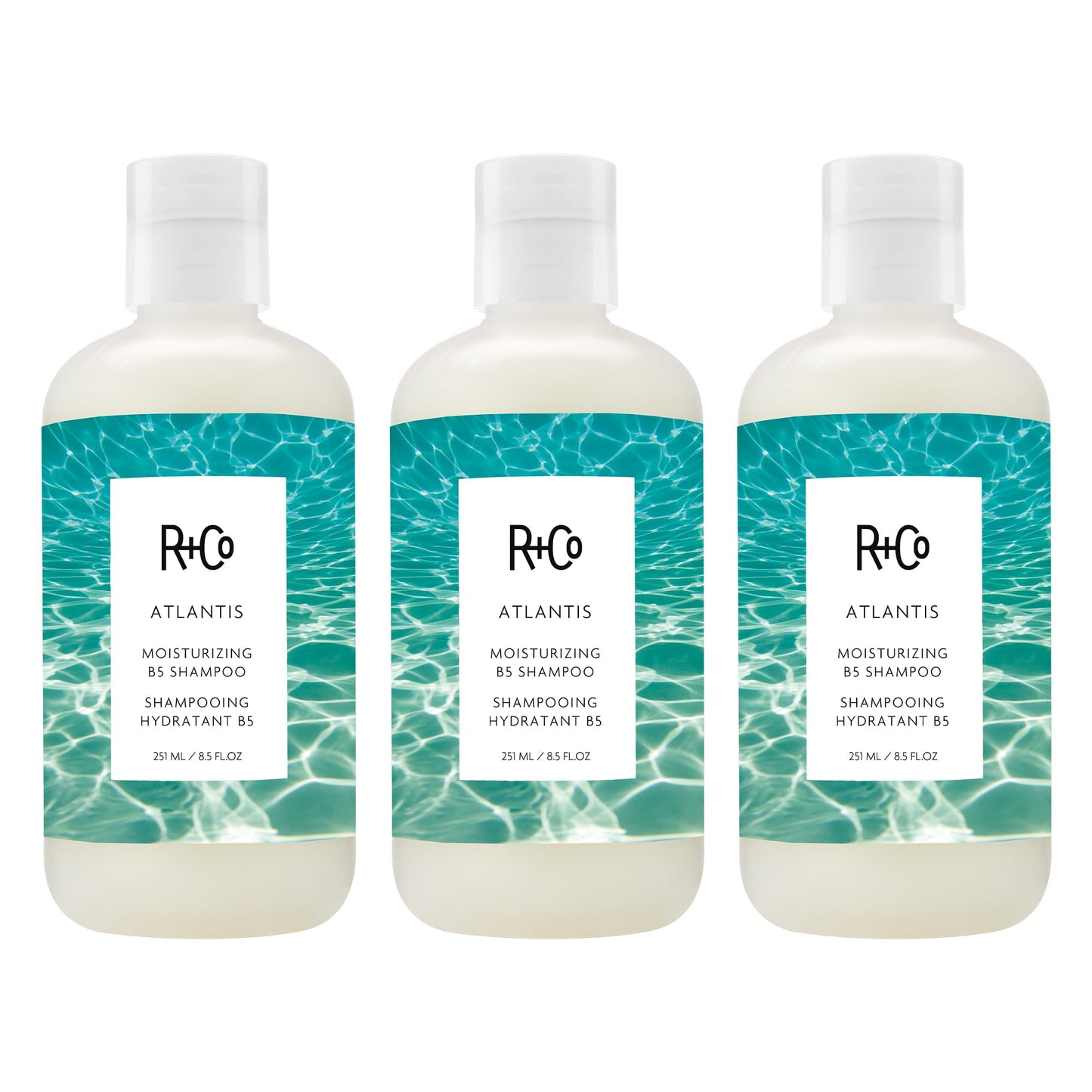 R+Co ATLANTIS Moisturizing B5 Shampoo – Hydrating & Strengthening, Softens & Smooths Hair, All Hair Types
