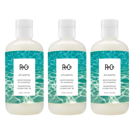 R+Co ATLANTIS Moisturizing B5 Shampoo – Hydrating & Strengthening, Softens & Smooths Hair, All Hair Types