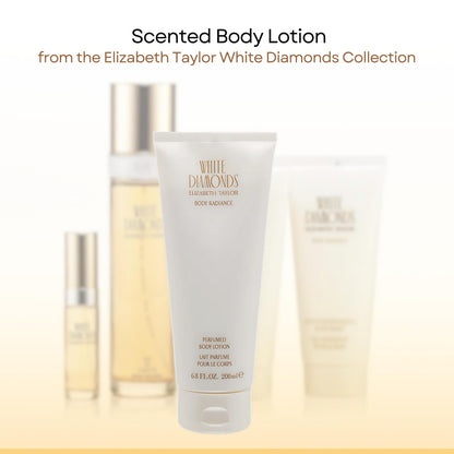 Elizabeth Taylor White Diamonds Perfumed Body Lotion for Women, 6.8-Ounce