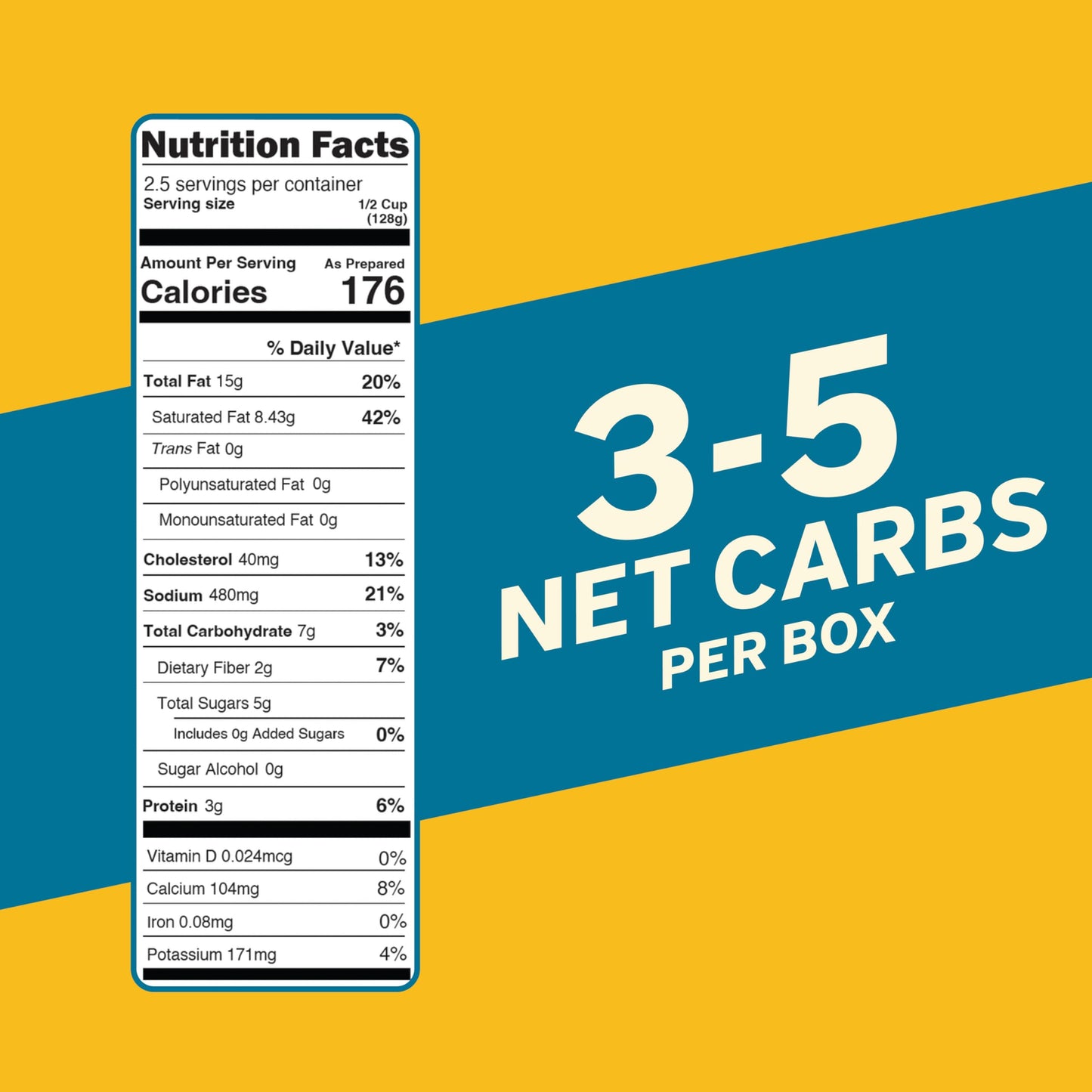 It’s Skinny Velvety Cheddar – Low Carb Pasta, Gluten Free, Non-GMO, Keto-Friendly, Only 5 Net Carbs & 2g of Fiber per Serving, with Velvety Cheddar Sauce, Ready in 5 Minutes (6 Packs)