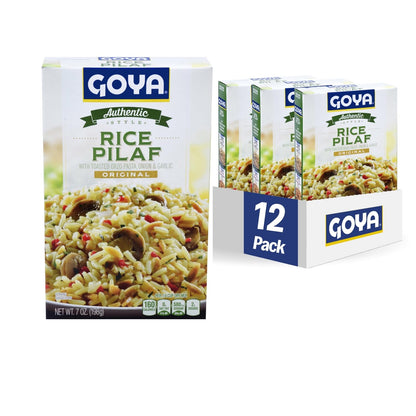 Goya Foods Authentic Style Rice Pilaf Mix, 7 Ounce (Pack of 12)