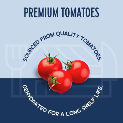Premium Dehydrated Tomato Powder, 24 oz Size Quart Jar - From Harvest Red Tomatoes by Harmony House Foods