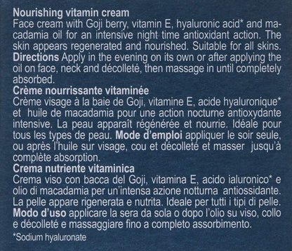 Renight Nourishing Vitamin Cream, Night Treatment To Nourish And Hydrate, Ideal For All Skin Types
