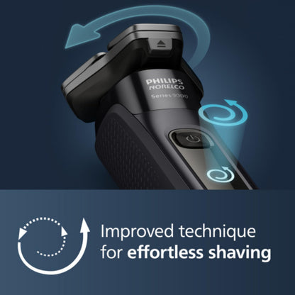 Philips Shaver Series 9000 Wet and Dry Electric Shaver, with Lift and Cut Shaving System and SenseIQ Technology, Pop-up Trimmer