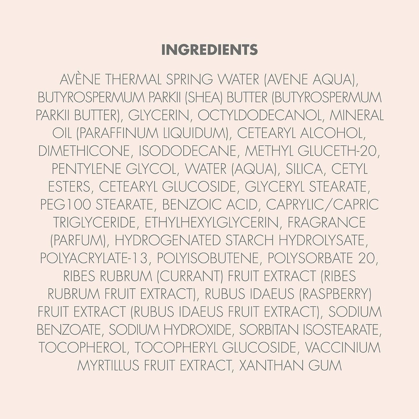 Avène RICH Revitalizing Nourishing Cream, Ultra Nourishing Face Moisturizer, Non-comedogenic 1.6 Fl Oz