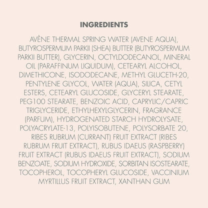 Avène RICH Revitalizing Nourishing Cream, Ultra Nourishing Face Moisturizer, Non-comedogenic 1.6 Fl Oz
