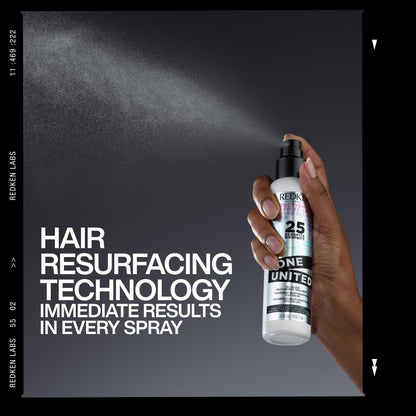 Redken One United All-In-One Leave In Conditioner - Multi-Benefit Leave In Treatment For All Hair Types, Heat Protectant and Detangler Spray, Paraben-Free