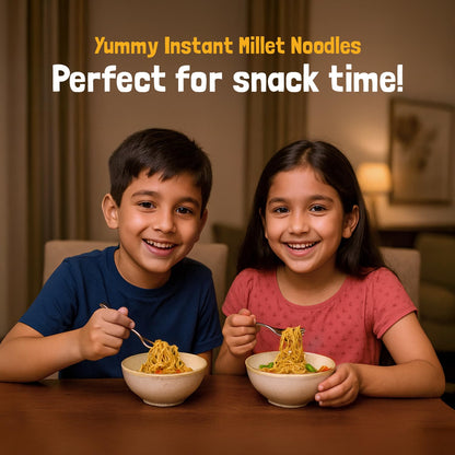 Slurrp Farm Millet Noodles – Magic Masala | No Maida, Not Fried | Healthy Kids Snack with Foxtail & Little Millet | Tasty & Wholesome Meal | 1.94 Oz (Pack of 6)