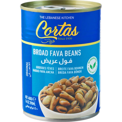 Cortas - Broad Fava Beans (4 PACK), 14 oz x 4