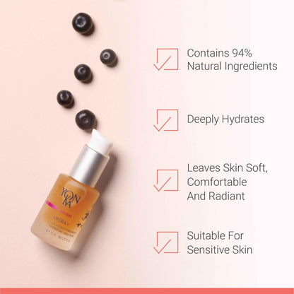 Yon-Ka Booster Hydra Plus | Deeply Hydrating Recovery Concentrate | Treat Seasonal Dryness and Prevent Breakouts | With Vitamin C and Brown Algae | Paraben-Free | 0.51 fl oz