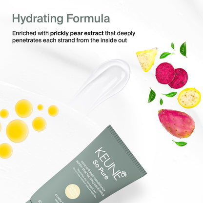KEUNE So Pure Restore Conditioner, Moisturizing and Nourishing Formula, Travel Size, 50ml