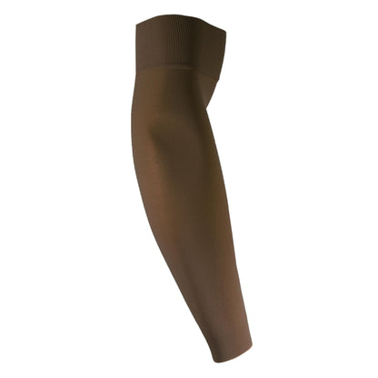 NuVein 15-20 mmHg Compression Lymphedema Arm Sleeve, Medical Support for Post Surgical Swelling Recovery, Brown, Large