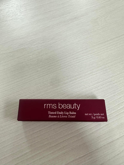 RMS Beauty Tinted Daily Lip Balm - Hydrating Sheer Lip Tint with Shea & Mango Butter, Natural Color, Vegan, Non-Sticky, Nourishing Lip Care Balm, 0.15 oz