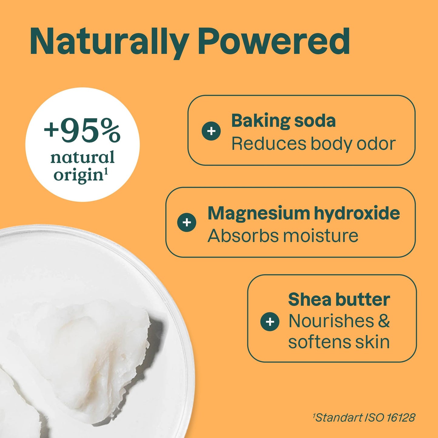 ATTITUDE Plastic-Free Natural Deodorant, Aluminum-Free, Baking Soda Formula, EWG Verified, Vegan, Long-Lasting Odor Protection, 2.64 Oz