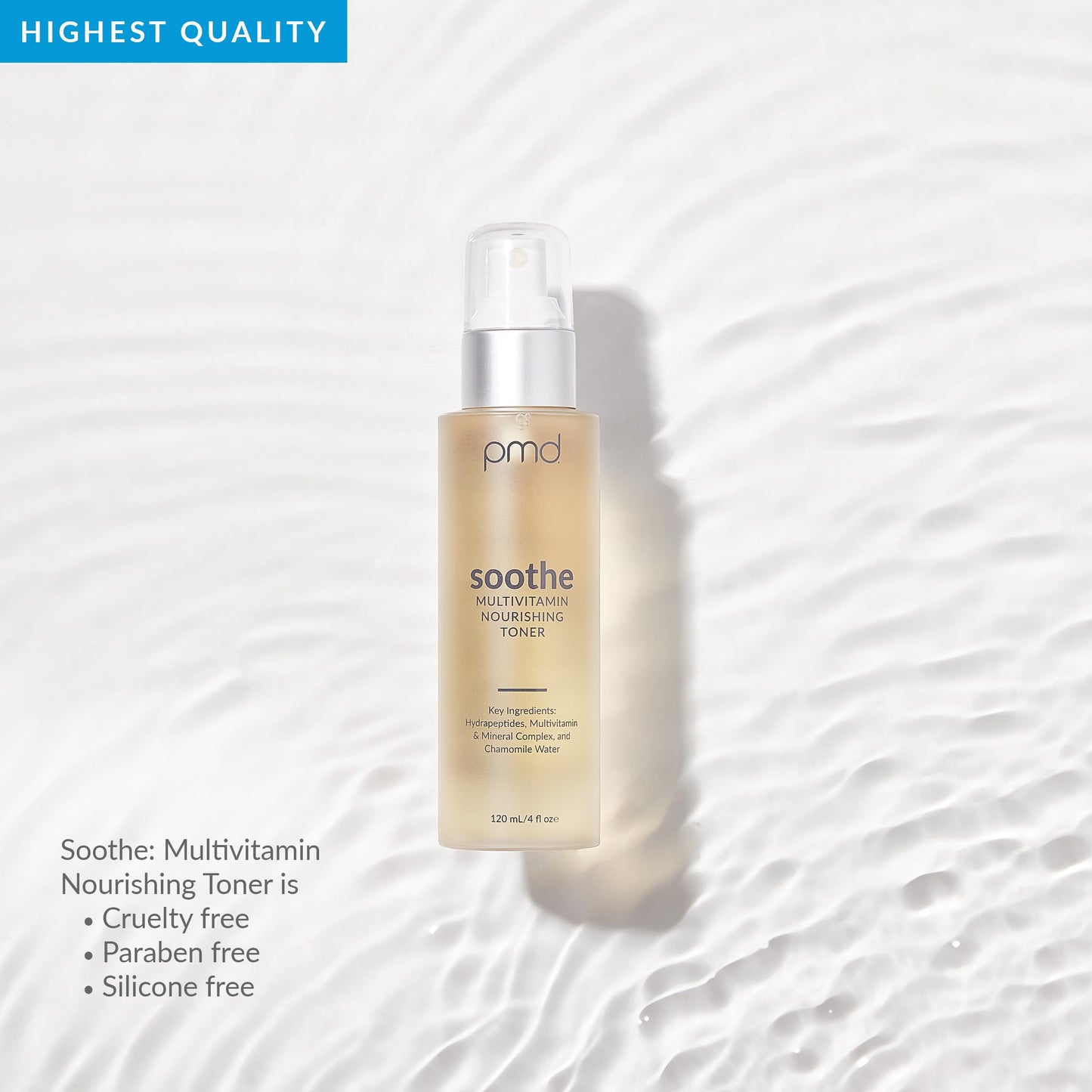 PMD Soothe: Multivitamin Nourishing Toner, 4 Fl Oz (Pack of 1)