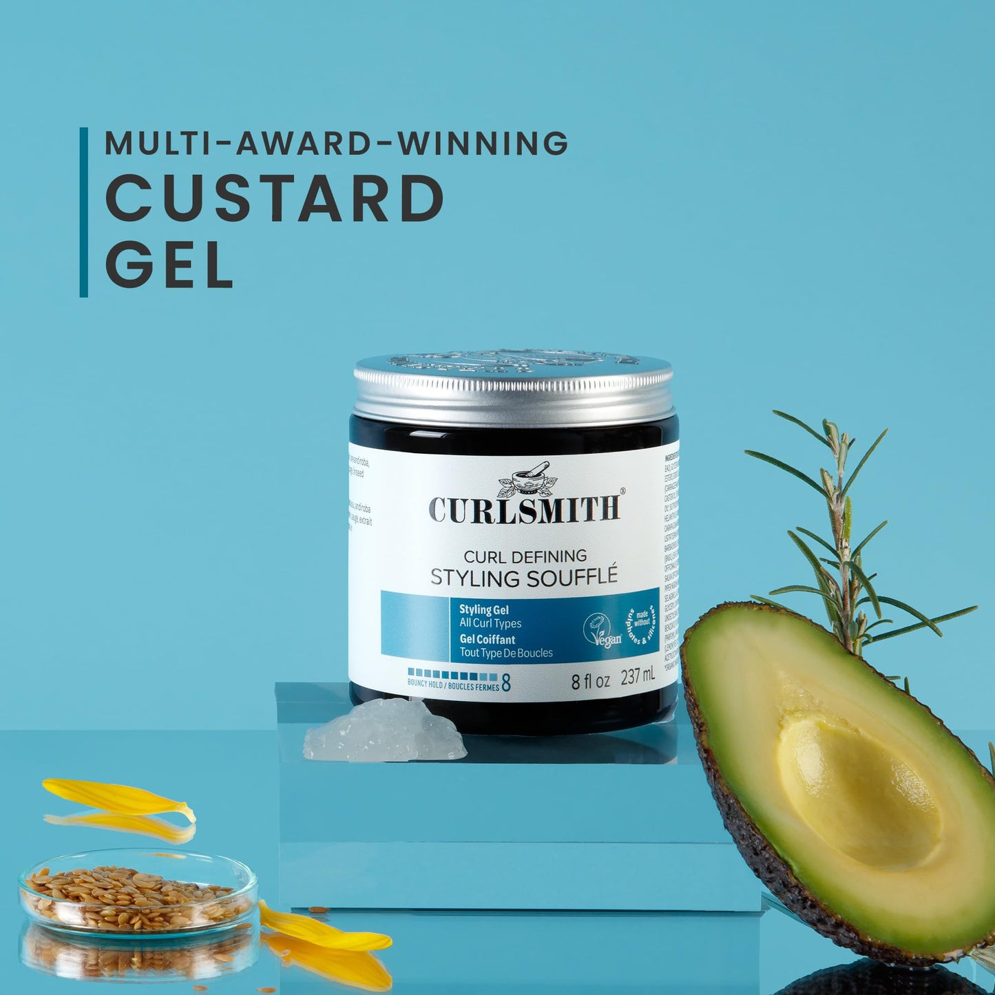CURLSMITH - Curl Defining Styling Soufflé - Vegan Medium Hold Styling Gel