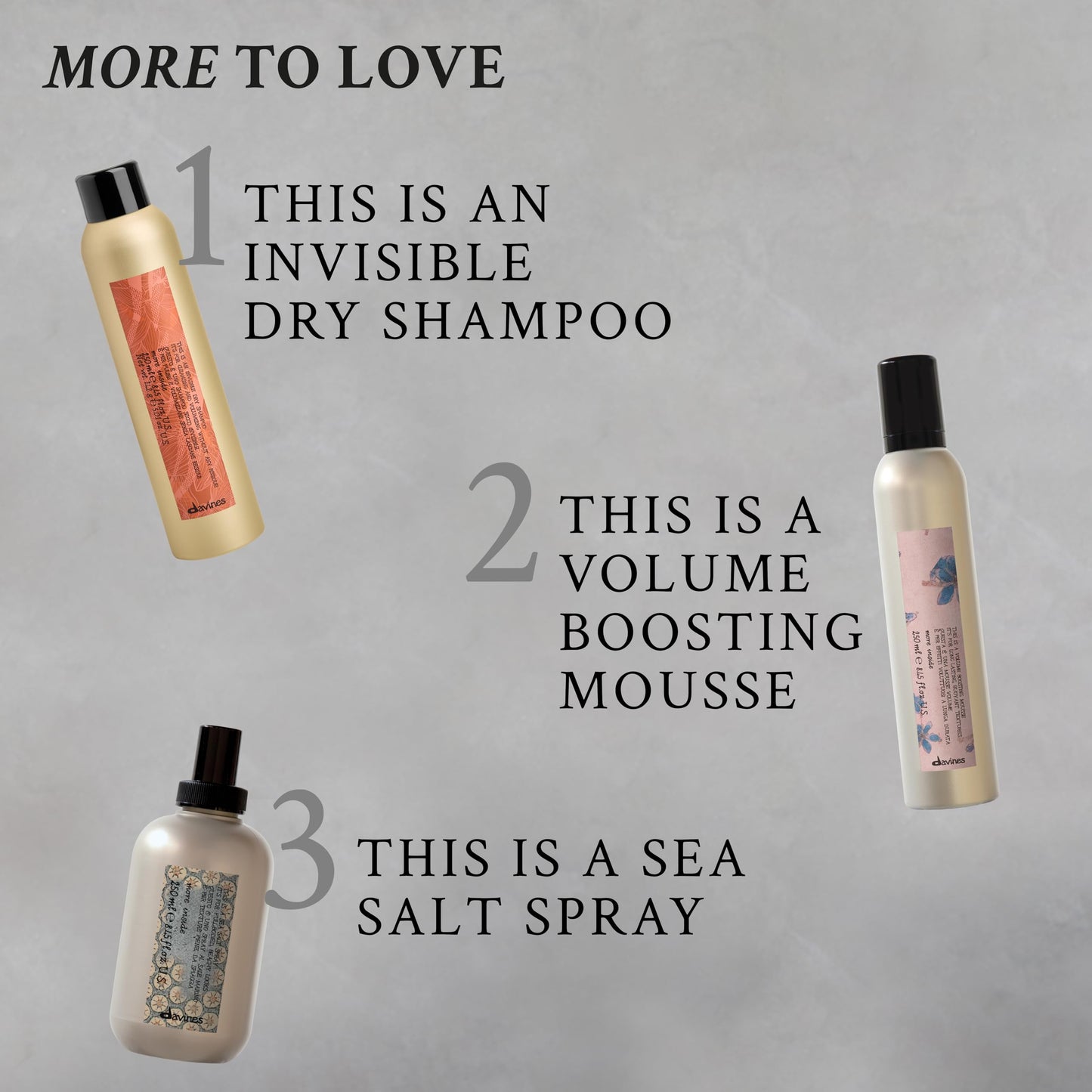 Davines This Is A Volume Boosting Mousse, Add Natural Looking And Airy Volume And Body, For All Hair Types, 8.4 OZ