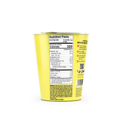 A-Sha & SpongeBob Squarepants Good Noodles (6 Pack) | Ready for Ramen (Mildly Spicy Flavor) | Rich and Creamy Tonkotsu Broth | Better For Your Microwaveable Ramen Soup Mix
