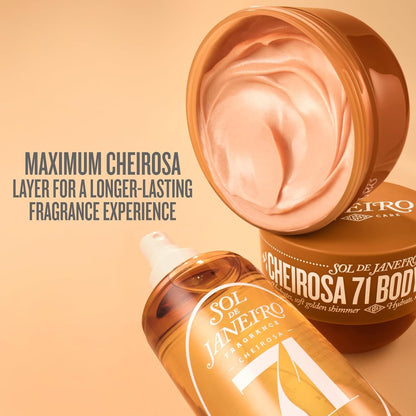Sol de Janeiro Cheirosa 71 Shimmering Body Cream & Hair and Body Fragrance Mist Duo