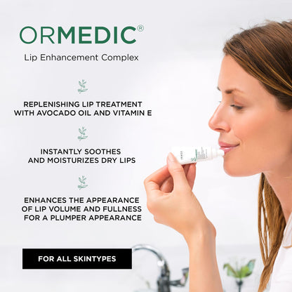 IMAGE Skincare, Ormedic pH Balancing Lip Enhancement Complex, with Avocado Oil & Vitamin E for Deep Hydration, Clear & Seer Pink, Set of 2