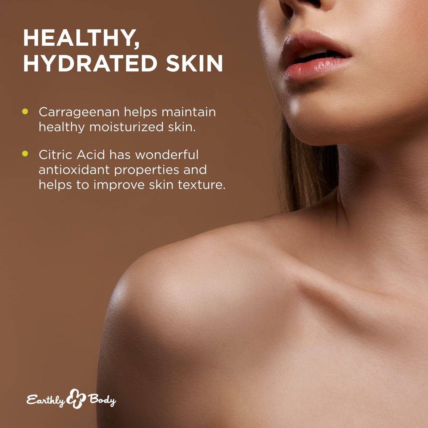 Earthly Body WaterSlide, 8 fl. oz. - Personal Moisturizer - 100% Natural, Water-Based Formula - Vegan & Cruelty Free