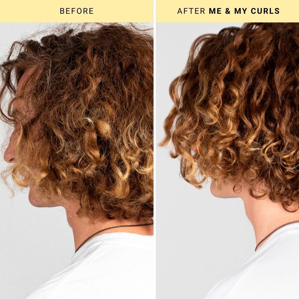 The Beachwaver Co. Me & My Curls Creamy Curl Mousse - Full Size (7 Oz) | Lightweight, Creamy Vegan Mousse For Curls, Coils, and Waves - Defines Natural Texture and Enhances Shine | Bondi Beach Day