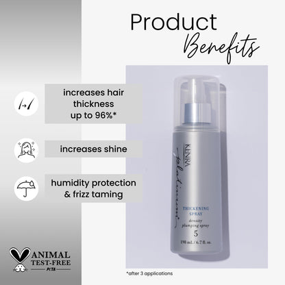 Kenra Platinum Thickening Spray 5 | Volumizing Styler | Density Plumping Spray | Increases Hair Thickness Up To 96% | Humidity Protection & Frizz Taming | All Hair Types