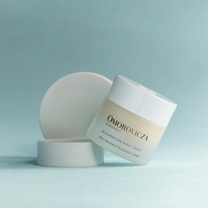 Omorovicza Rejuvenating Night Cream (1.7 oz), Restorative Night Moisturizer for Face, with Hazelnut Peptide and Plum Almond Oil, Overnight Face Mask to Plump, Nourish & Smooth Fine Lines