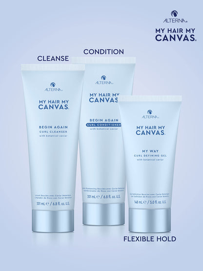 My Hair. My Canvas. Begin Again Vegan Curl Enhancing Conditioner for Curly, Wavy, and Coily Hair