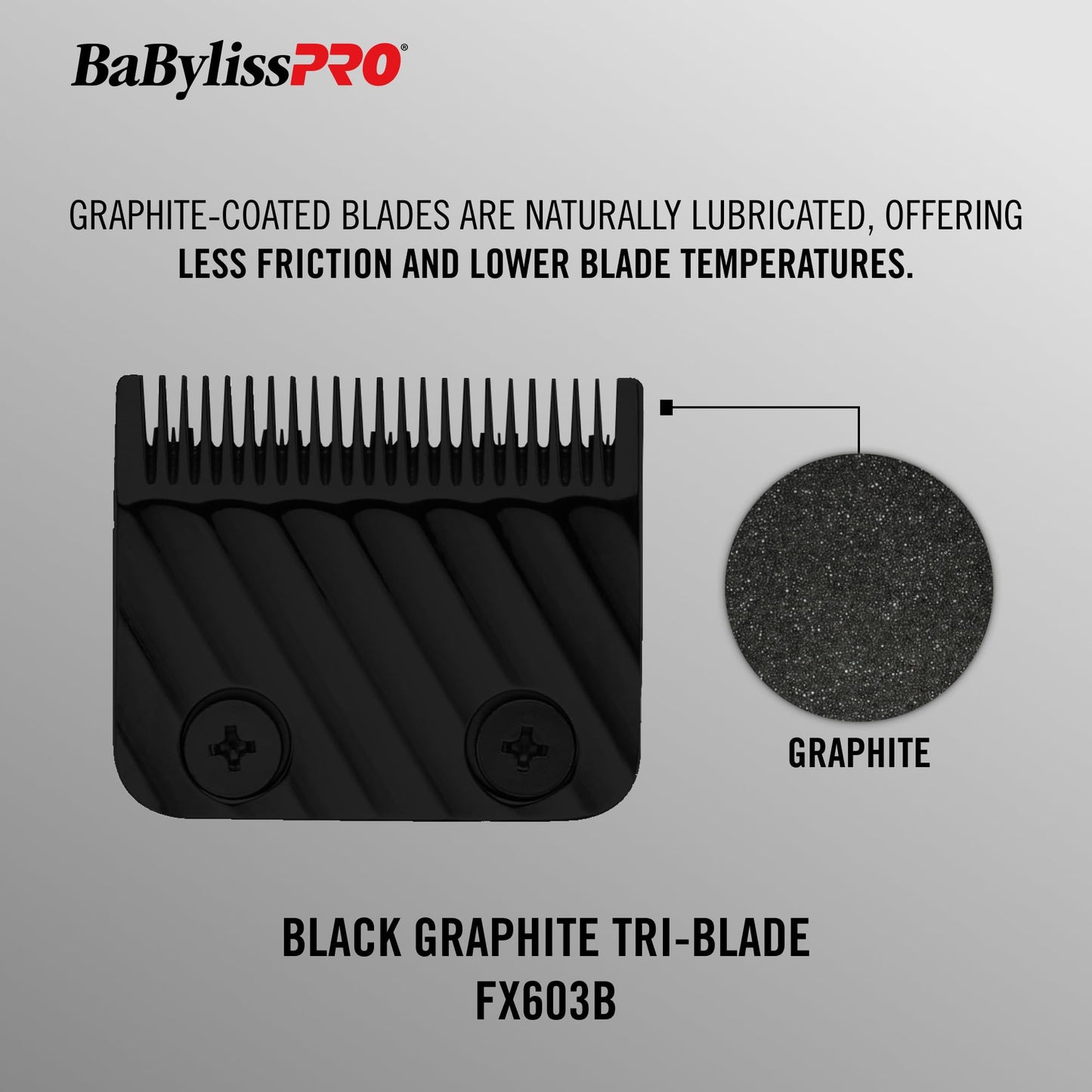 BaBylissPRO Replacement Clipper Tri-Blades for FX870, FX825, FX673 Clippers and most 2-hole blade systems