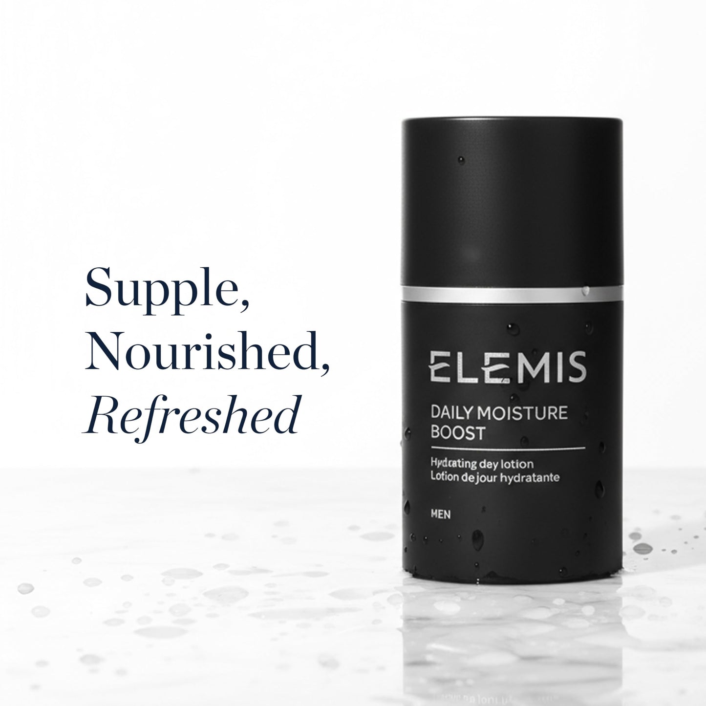 ELEMIS Daily Moisture Boost for Men | Lightweight Post-Shave Day Lotion Hydrates, Soothes, Nourishes, and Calms for Refreshed, Recharged Skin | 50 mL