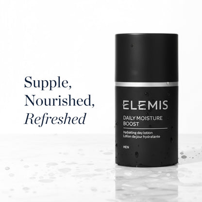 ELEMIS Daily Moisture Boost for Men | Lightweight Post-Shave Day Lotion Hydrates, Soothes, Nourishes, and Calms for Refreshed, Recharged Skin | 50 mL