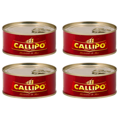 Italian Canned Tuna in Olive Oil Callipo 5.6 Oz (Pack of 4)