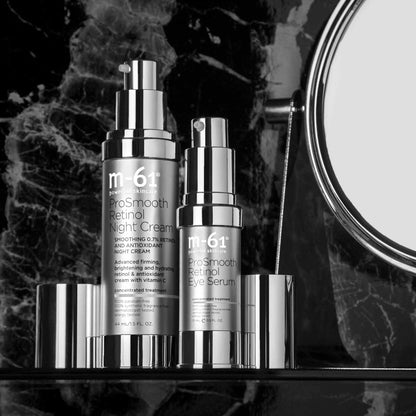m-61 ProSmooth Retinol Night Cream | 0.7% Retinol Night Cream Plus Vitamin C. Firming, Brightening, Hydrating - 1.5 Fl Oz