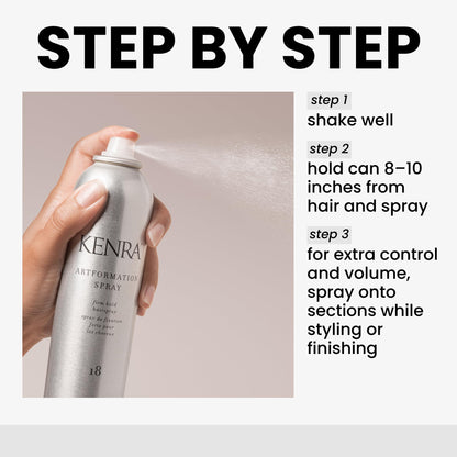 Kenra Professional Artformation Spray 18 | Firm Hold Hairspray | Volume & Styling Control | Fast-dying Formula| All Hair Types