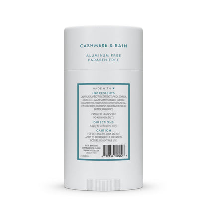 Native Deodorant Contains Naturally Derived Ingredients, 72 Hour Odor Control, Deodorant for Women and Men, Aluminum Free, Cashmere & Rain 2.65oz