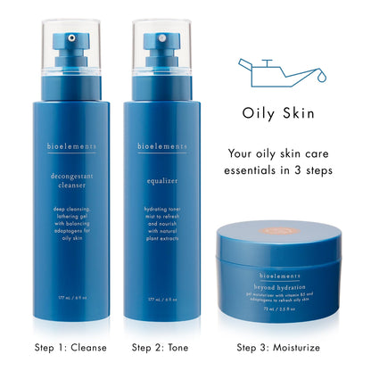 Bioelements Beyond Hydration - 2.5 fl oz - Non-Greasy Gel Facial Moisturizer for Oily Skin - Includes Vitamin B5 & Essential Oils - Vegan, Gluten Free - Never Tested on Animals